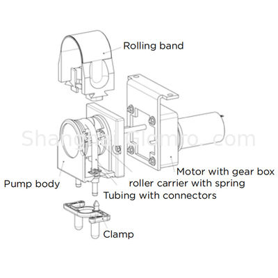 Germany Thomas Peristaltic Pump 20251357 Condensate Drainage For Gas Analyzer