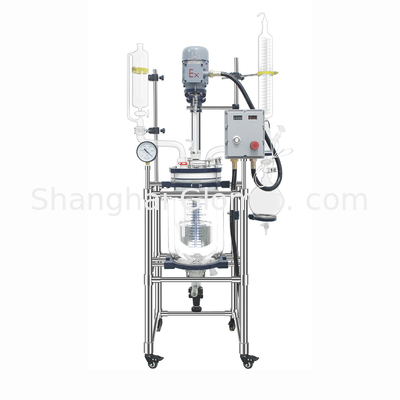 Customized High Pressure Glass Reactor Lab 100ml - 300L Chemical Equipment High Borosilicate