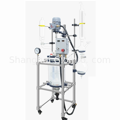 Customized High Pressure Glass Reactor Lab 100ml - 300L Chemical Equipment High Borosilicate