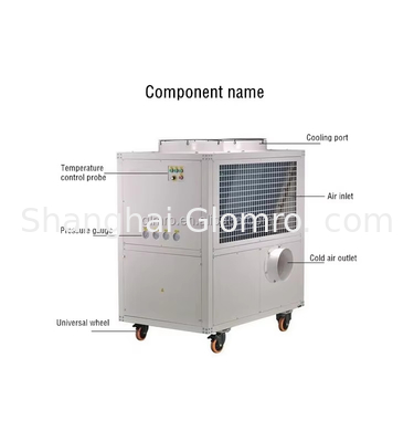 5 ton spot cooler Industrial Cold Air Between Locomotives Mobile Air Conditioning