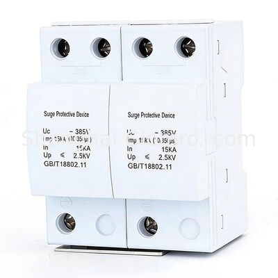 T1 Class I Surge Protective Device 1P/2P/3P/4P 12.5kA 15kA 25kA 50kA 385V 35mm Standard Rail Installation