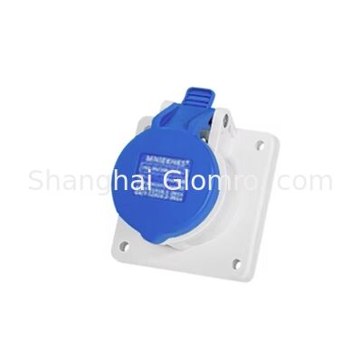 Flush Mounted Socket Box IP44 Waterproof Industrial Concealed Straight Socket 16A 200-250V 32A 380-415V