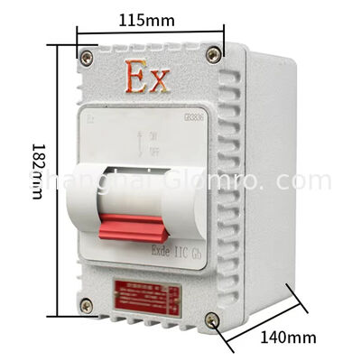 1 Circuit Explosion-proof Safety Circuit Breaker 220V/380V 10A/20A/32A/40A/63A Industrial Waterproof Breaker