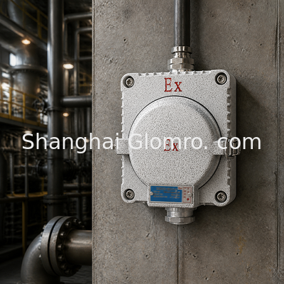 IP66 Explosion Proof Wall Socket Die Cast Aluminum 5 Holes 10A AC220V Flameproof Power Socket For Oil Chemical Hazardous Zone