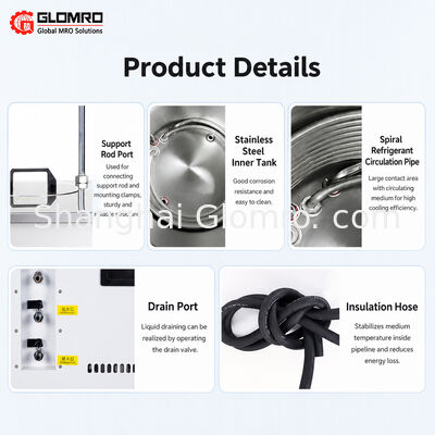 30L effective volume low temperature cooling liquid circulation pump -10℃ to -60℃ laboratory digital display constant temperature refrigerated water bath tank, rotary evaporator matching reaction bath