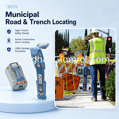 RD8200 Metal Pipeline Cable Positioning Direction Detection Pipeline Instrument