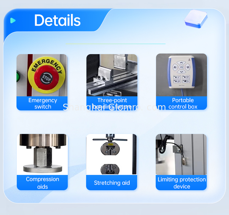 Laboratory-specific fully automatic computer-controlled tensile testing machine