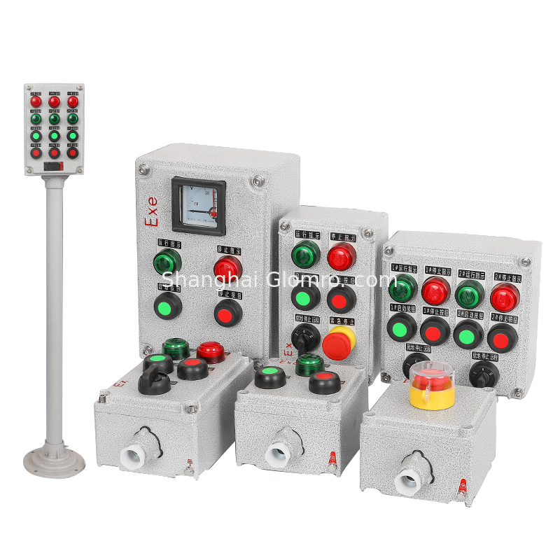 Explosion-Proof Operation Panel Aluminum Alloy Box Hanging Vertical IP66 WF2 Dustproof and Anti-corrosion Control Box