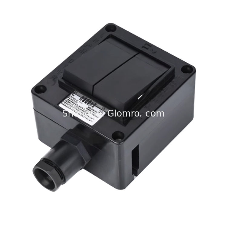 220V 10A One Two Three Switch Aluminum Alloy Box Single-control Double-control Explosion-proof Switch Wall Switch Lighting