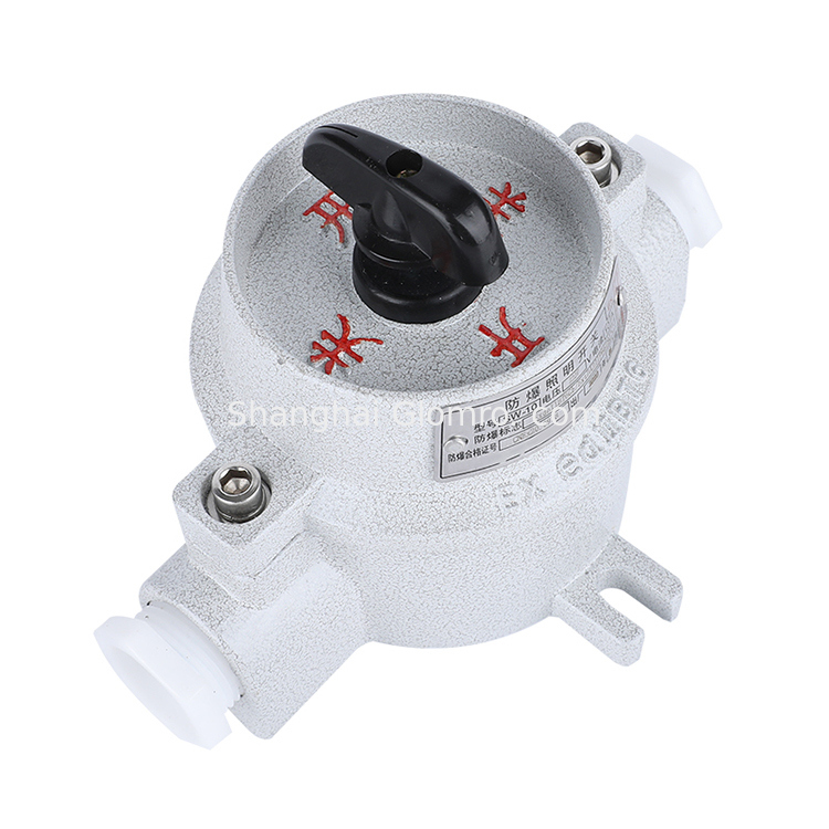 BAXIT explosion proof switch box Aluminum Alloy Explosion Proof Corrosion Proof On-off Rotary Light Switch