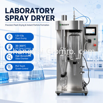 Peralatan Pengering Semprot Laboratorium Kapasitas 2L Stainless Steel Peralatan Pengering Semprot Kecil