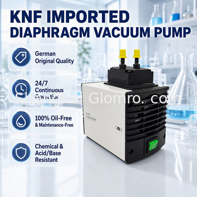 Pompa Vakum Diafragma Bebas Minyak KNF N811KT.18 Jerman 11L/menit Tahan Korosi untuk Filtrasi Vakum Laboratorium Pengambilan Sampel Gas