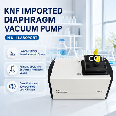 KNF N811KT.18 Pompa vakum diafragma tahan kimia Diafragma dilapisi PTFE untuk filtrasi vakum